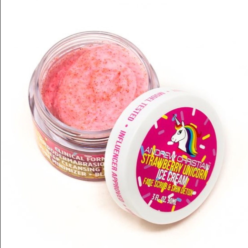 Strawberry Ice Cream Face Scrub & Skin Detox